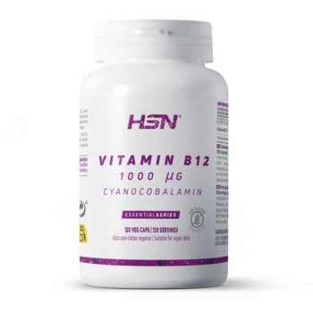 Vitamina B12 (cianocobalamina) 1000mcg - 120 Veg Caps- Hsn