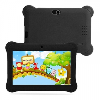 Tableta Para Niños Q88 7" Quad Core 1gb Ram + 8gb Rom Android - Negro