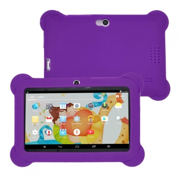 Tableta Para Niños Q88 7" Quad Core 1gb Ram + 8gb Rom Android - Púrpura