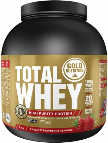 Gold Nutrition Total Whey 2kg Strawberry