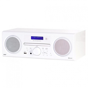 Scansonic 647571 Da300 Dab + / Fm/cd Radio Bluetooth Blanco