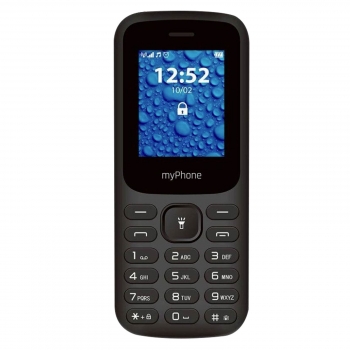 Teléfono Myphone Serie 2220 Compacto Y Ligero Negro Carbono