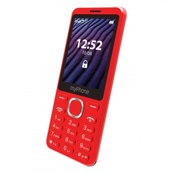 Teléfono Myphone Maestro 2 Ultra Slim Interfaz Simplificada Rojo