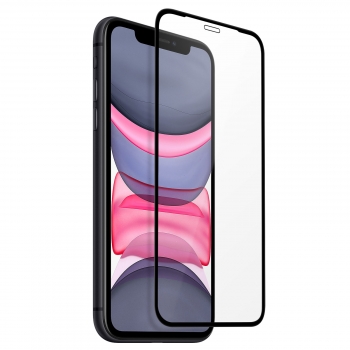 Cristal Templado Iphone 11 9h Oleofóbico Hardglass Max 3mk - Negro