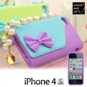 Funda Iphone 4/4s Bolso Con Perlas Gadget And Gifts