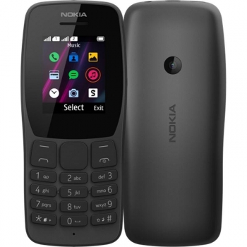 Teléfono Móvil Nokia 110 Negro Pantalla 1.77"/4.49cm Qvga 4m