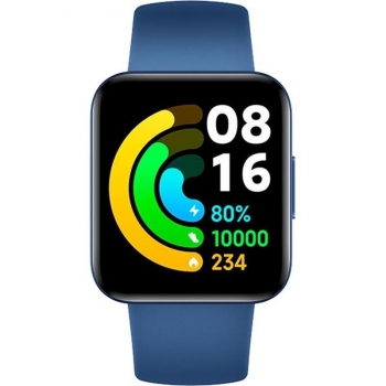 Smartwatch Xiaomi Poco Watch Gl Con Gps Bhr5723gl Cinturino Silicone Blu