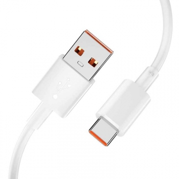 Cable Xiaomi Conexión Usb C 6a Color Blanco