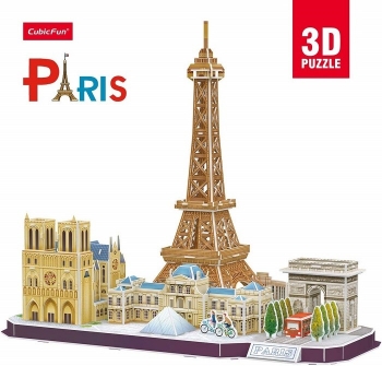 Puzzle 3d Paris Ciudad En Linea