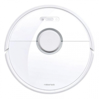 Robot Aspirador Xiaomi Roborock S6 Pure White - Aspira Y Friega - Succión 2000pa - Mapeado Láser - Wifi - Autonomía 2.5h - Batería 5200mah - App Home