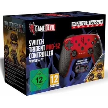 Trident Pro-s2 Controller Red + Game Tiny Trooper Para Switch