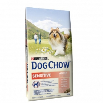 Pienso Purina Dog Chow Sensitive Salmón Y Arroz Para Perros Adultos - 14kg