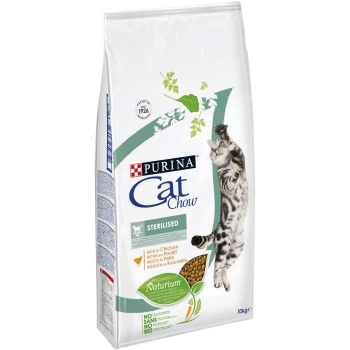Purina Cat Chow Alimento Seco Esterilizado - Con Naturiumtm - Rico En Pollo - Para Gatos A