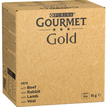Purina Gourmet Gold Mousse Pack Surtido 96x85g Comida Húmeda Gato