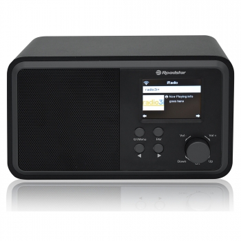 Radio Internet Wi-fi Y Digital Dab/ Dab+/ Fm, Bluetooth, Usb, Mando A Distancia, Despertador Negro  Roadstar Ir-390d+bt/bk