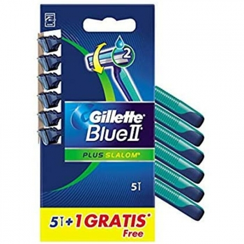 Maquinilla De Afeitar Blue Ii Gillette (6 Uds)