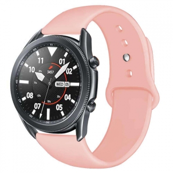 Correa Silicona Liquida Suave Para Samsung Galaxy Watch 5 44mm Rosa