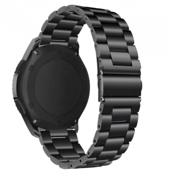 Correa Acero Inoxidable Ajustable Negro Para Samsung Galaxy Watch 4 Classic 46mm