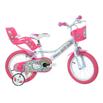 Bicicleta Infantil Hello Kitty 16 Pulgadas 5 - 7 Años