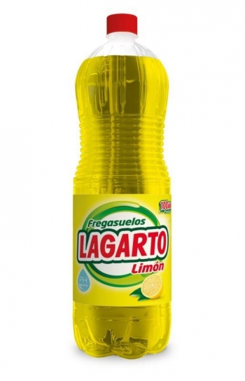 Fregasuelos Limpieza Liquido Limon 1,5 Lt Lagarto