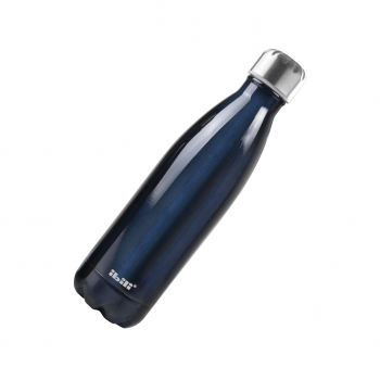 Botella Termo De Acero Inoxidable Blue Ibili 0,35 L