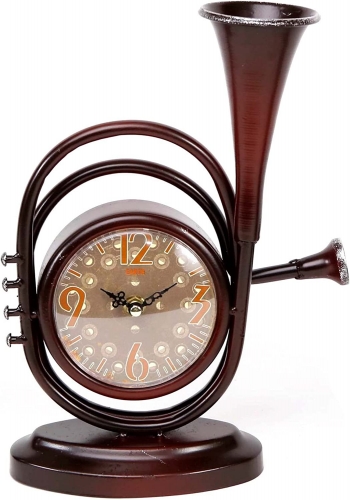 Reloj De Mesa Instrumento Vintage - Rojo