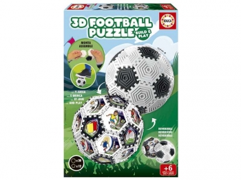 Puzzle 3d Fútbol. 32 Piezas. Monta El Balon Y Juega Con El. (educa - 19210)