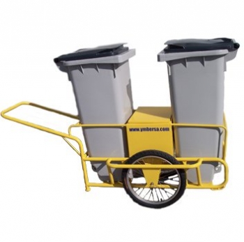 Náyade System Street Cleaning Cart - Carro De Limpieza Viaria 2 Cubos
