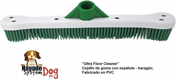 Nayade System Ultra Floor Cleaner Cepillo - Escoba - Haragán De Goma 30 Cm Especial Mascotas. Barre El Suelo Sin Levantar Polvo.
