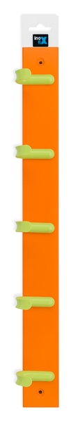Colgador 5 Ganchos Verdes Inofix Naranja 3707