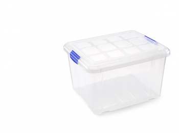 Caja Multiuso Transparente 25 L - Plasticforte - 11117..