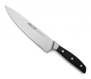 Cuchillo Chef Acero Inoxidable Arcos Manhattan 210 Mm Color Negro