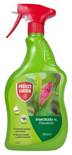 Protect Garden - Insecticida Polivalente Al Para Jardín, Antiguo Decis, Pulgones Y Orugas, Botella 750 Ml
