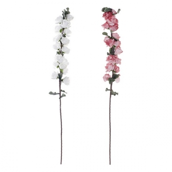 Flor Decorativa Dkd Home Decor Rosa Eva (etilvinilacetato) (2 Pcs) (15 X 124 Cm)