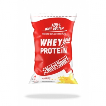 Proteinas Suero - Sabor Platano 500g - Whey Gold Protein Nutrisport