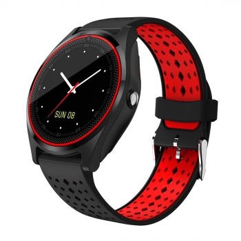 Muvit Io Smartwatch Sport Sim Negro/rojo
