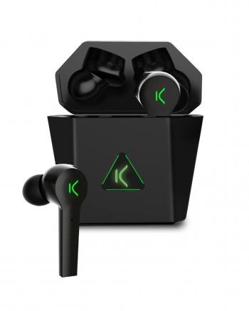 Auriculares Inalámbricos Gaming De Ksix, Bluetooth 5.0, Autonomía Hasta 18 Horas, Negro