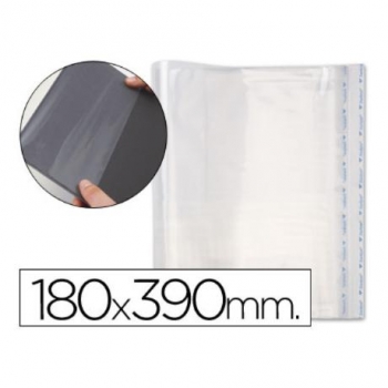 Forralibro Pp Ajustable Adhesivo 180x390mm -blister (pack De 25)