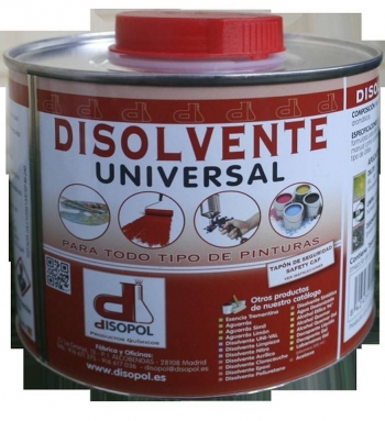 Disolvente Limpieza Universal Envase Metalico 1 Lt Nitro Disopol
