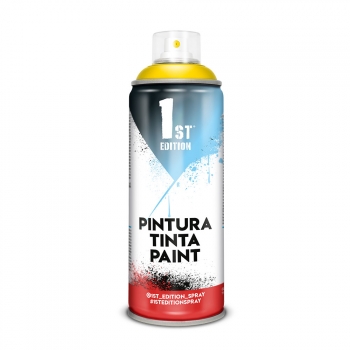 Pintura En Spray 1st Edition 520cc / 300ml Mate Amarillo Canario Ref 643