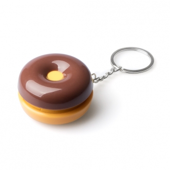 Balvi Llavero & Pastillero Donut De Chocolate Para Llevar Las Llaves Y Guardar Pastillas