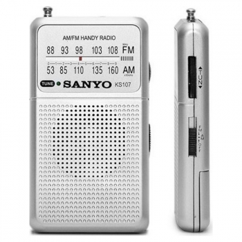 Radio Portátil Sanyo Plata