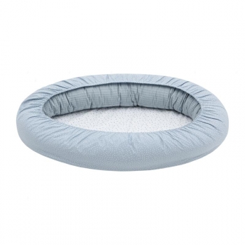 Cuna Nido Bebe Forest Azul Cambrass Forest Gris