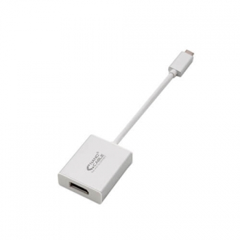 Cable Conversor Usb-c A Displayport Aluminio/blanco 15cm