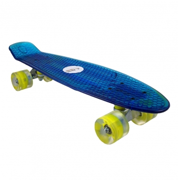 Monopatín Skateboard 4 Ruedas Tabla Skate Con Rodamientos Color Azul