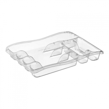 Organizador Para Cubiertos Privilege Transparente Plástico (38 X 30 X 5 Cm)