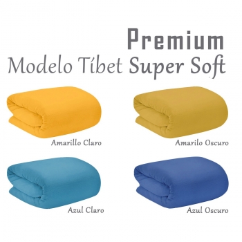 Manta Polar Para Sofá, Super Soft. Modelo Tíbet 190 X 130 Cm. De Colores - Hogar Y Más