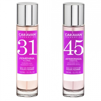 Set De 2 Perfumes - Colonias Caravan Para Mujer Nº 45 Y Nº  31
