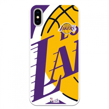 Funda Original Compatible Con Iphone X | Nba Los Angeles Lakers | Tpu Mate