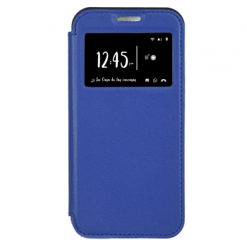 Funda Libro Multifuncional Para Iphone 12 Mini Azul